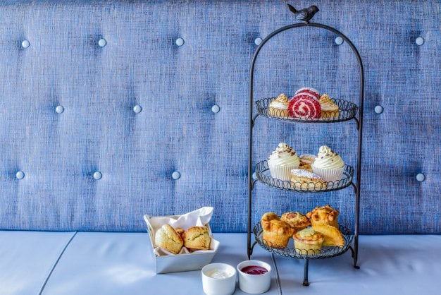 Pie tea at Bluebird Restaurant Chelsea